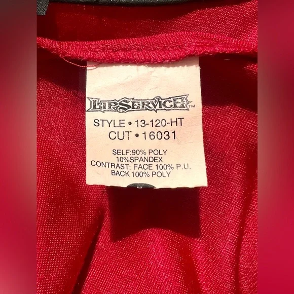 Vintage Lip Service Red Velvet Gothic Renaissance Vampire Bell Sleeve Tunic Plus - Picture 12 of 13